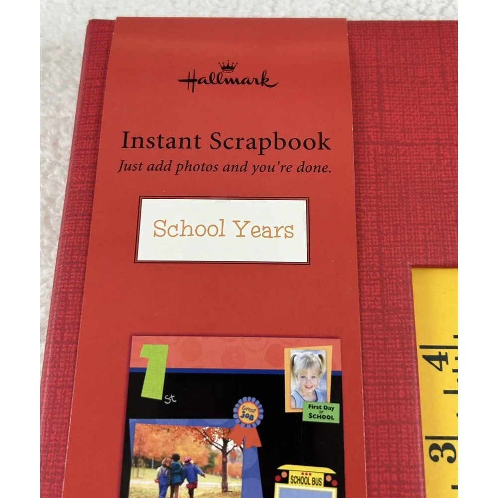 NIB Hallmark School Years (K-12) Instant Scrapbook 20 Designed Pages 12